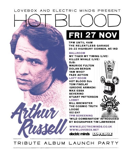 Electric Minds presents a tribute to Arthur Russell · News ⟋ RA