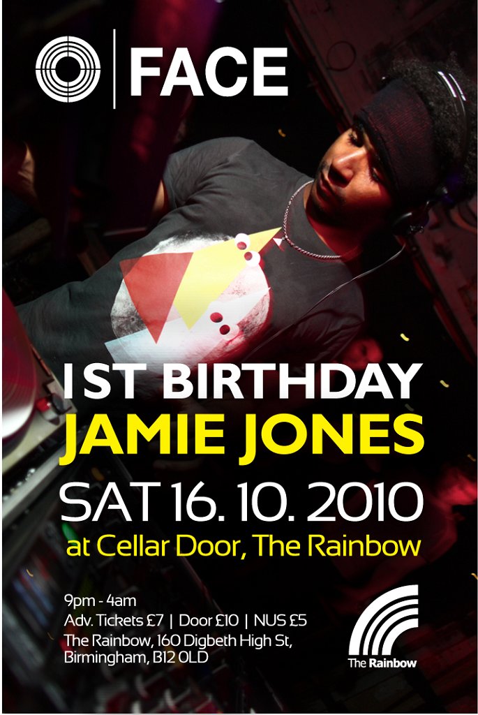 Face 1st Birthday at The Rainbow Venues Birmingham