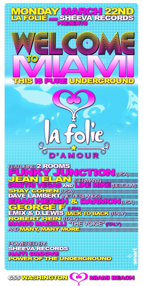 La Folie D Amour Miami Upcoming Events Tickets