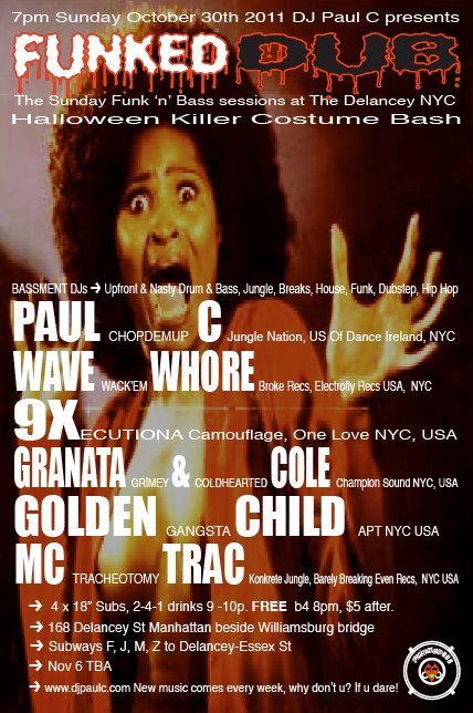 Funked Dub Feat Paul C Wavewhore 9x At The Delancey New York