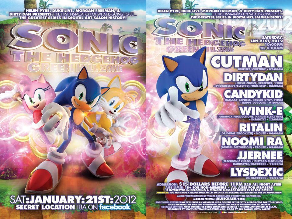 Sonic The Hedgehog Green Hill Zone At Tba New York