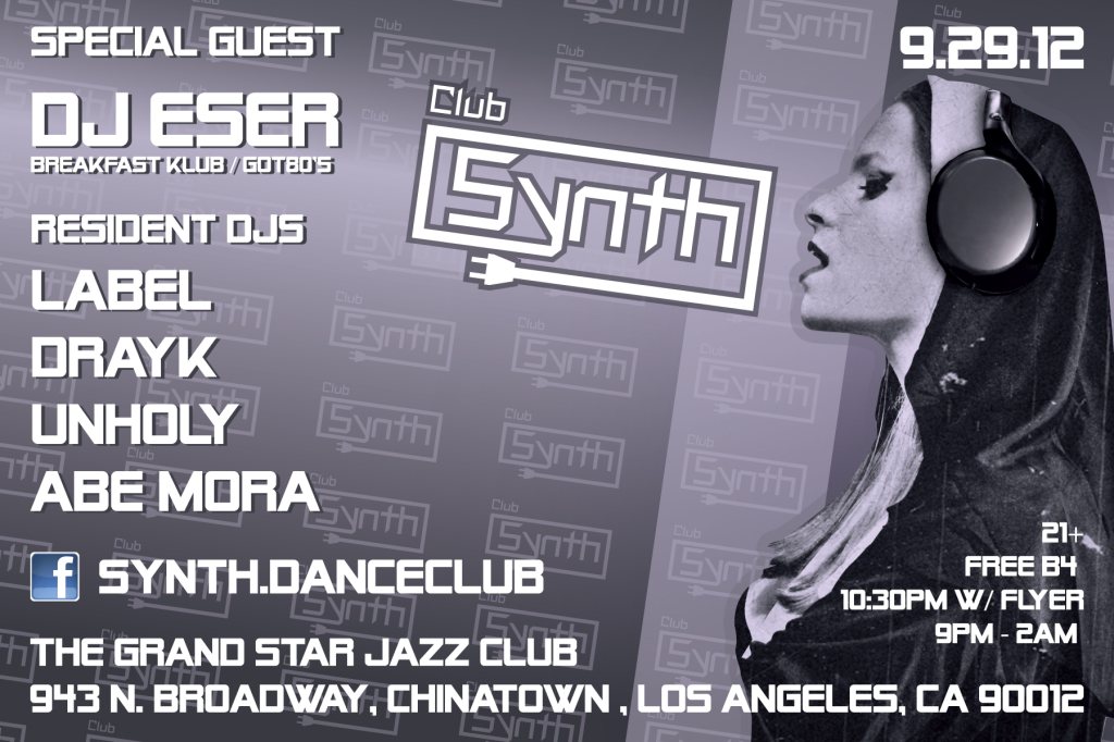 Club Synth III at Grand Star, Los Angeles