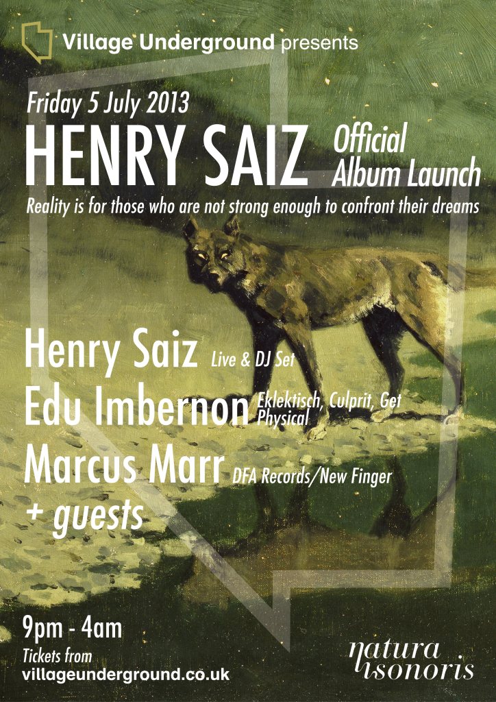 Henry Saiz Official Album Launch at Village Underground, London