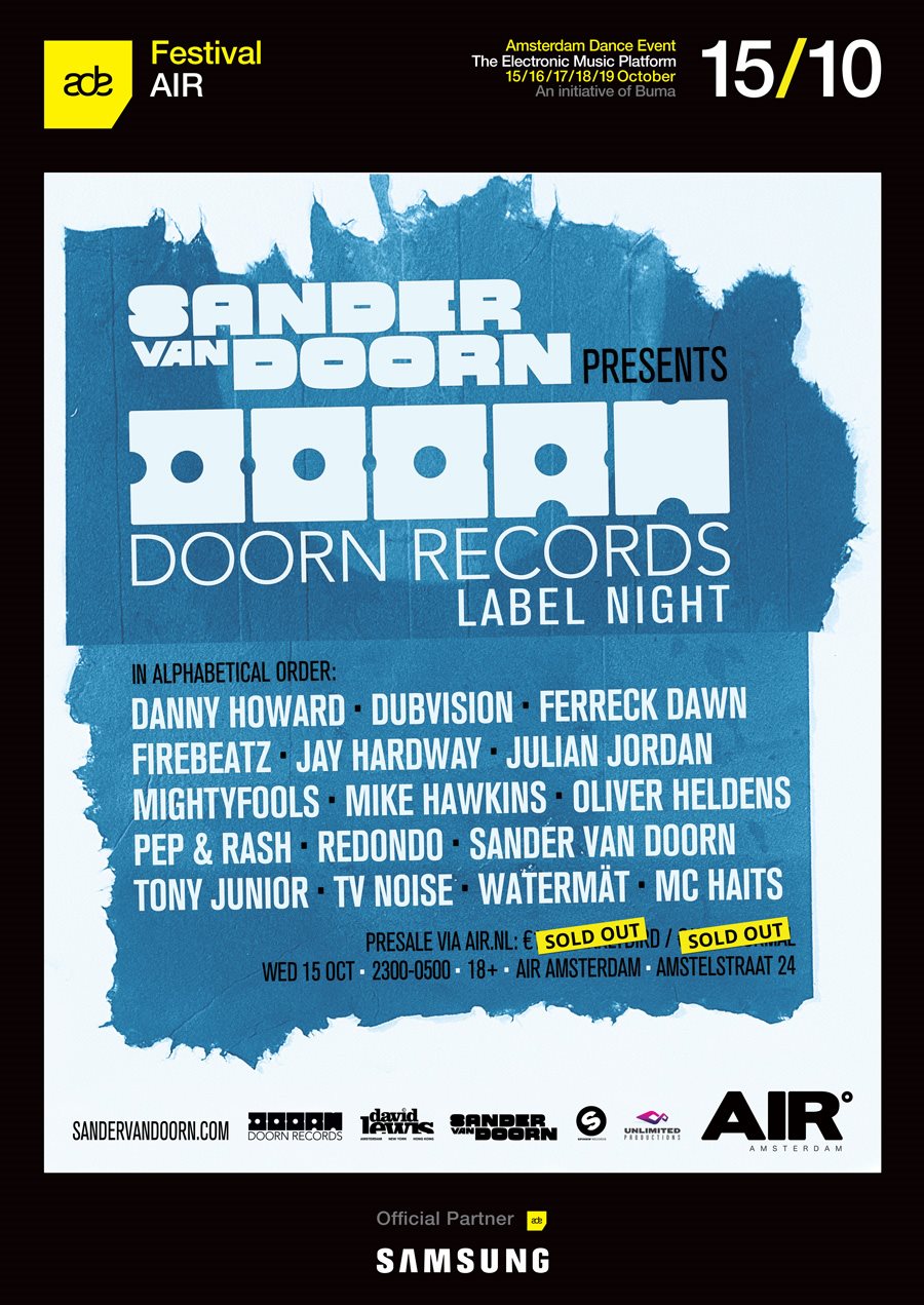 SINPHONY ADE Label Night with Timmy Trumpet & Friends at Air, Amsterdam