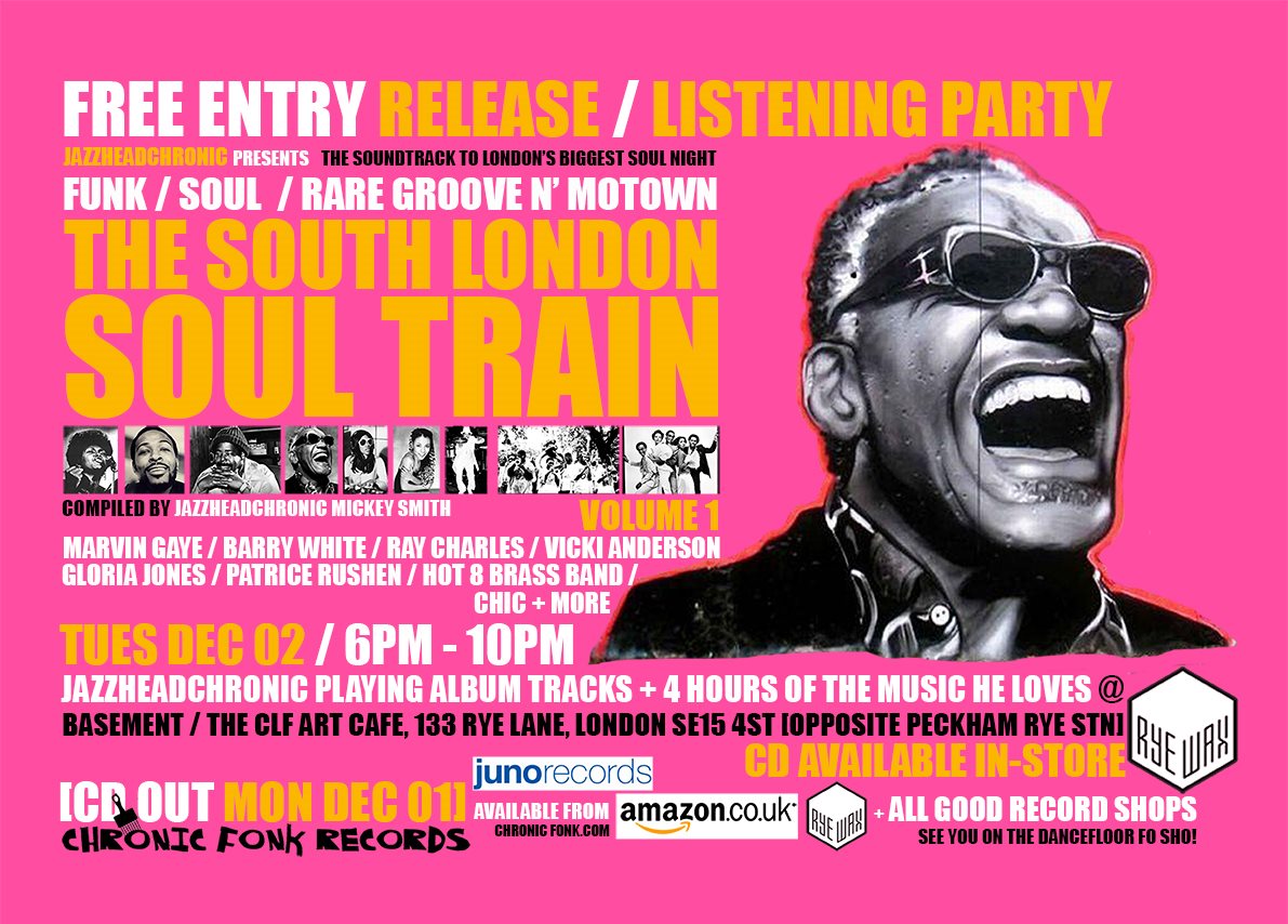 The South London Soul Train Free Entry CD Release Listening