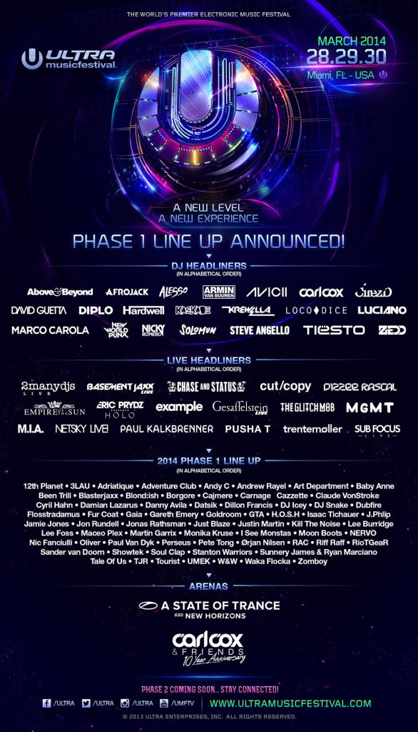 Ultra Music Festival 2014 - Saturday at Bayfront Park, Miami