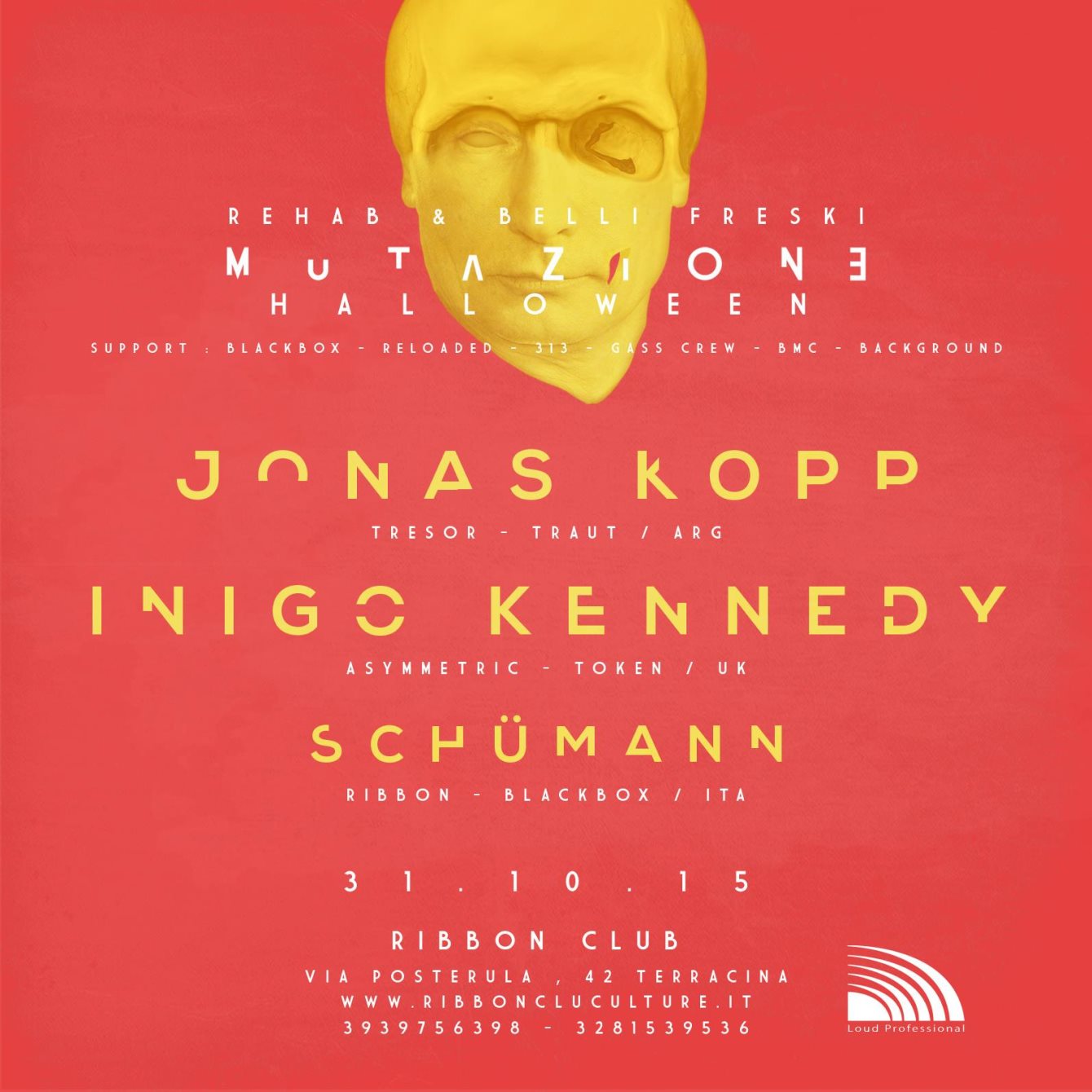 Mutazione 3 - Inigo Kennedy & Jonas Kopp at Ribbon Club Culture, Central