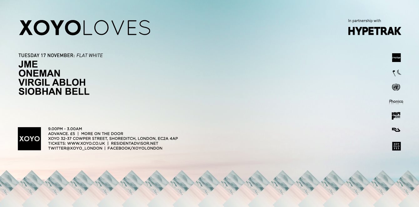 Xoyo Loves: JME Oneman Virgil Abloh Siobhan Bell at XOYO, London
