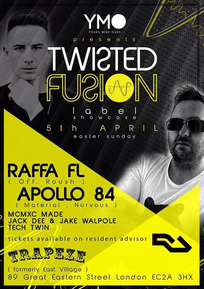 YMO presents Twisted Fusion Label Launch Party at Trapeze