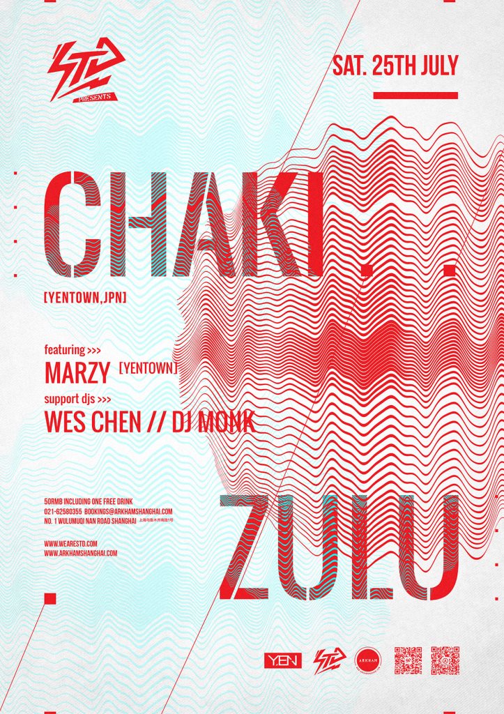 S.T.D. presents Chaki Zulu at Arkham, Shanghai