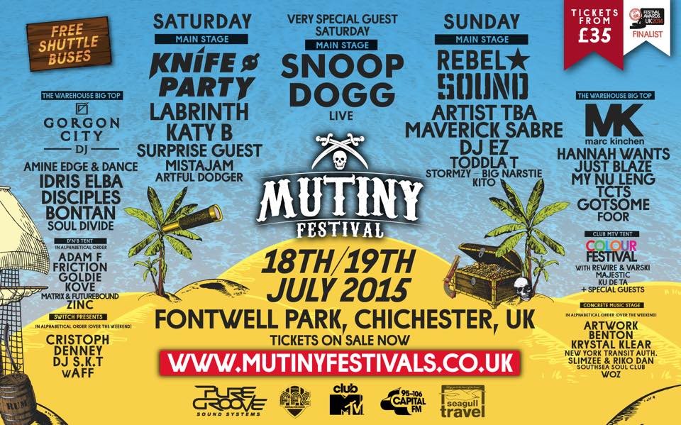 Mutiny Festival at Fontwell Manor House, South + East