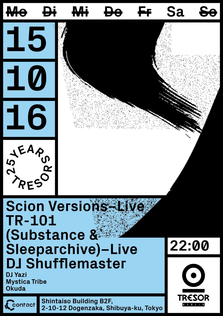 Tresor 25 Years at Contact, Tokyo