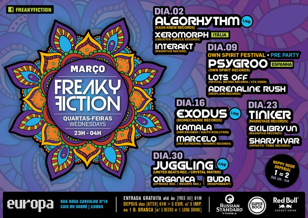 Freaky Fiction - OWN Spirit Festival PRE Party at Europa, Lisbon