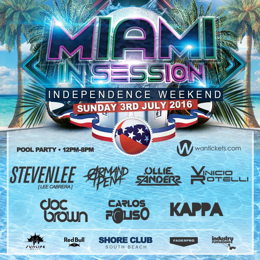 Miami In Session Pool Party at Shore Club South Beach, Miami
