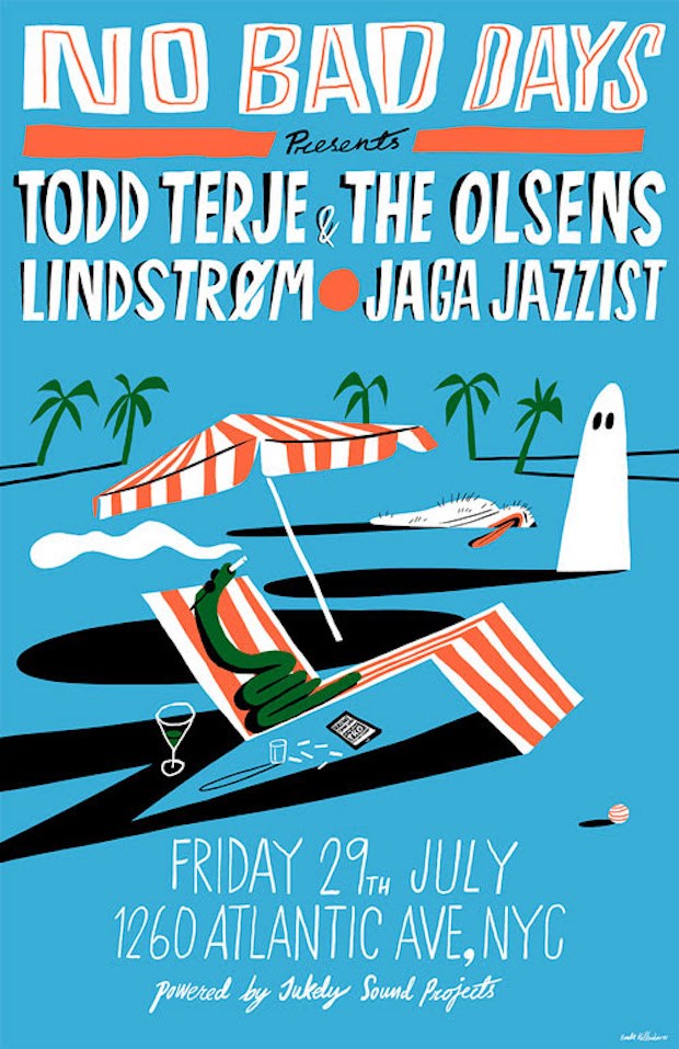 Todd Terje & The Olsens at 1260 Atlantic Ave Warehouse, New York City
