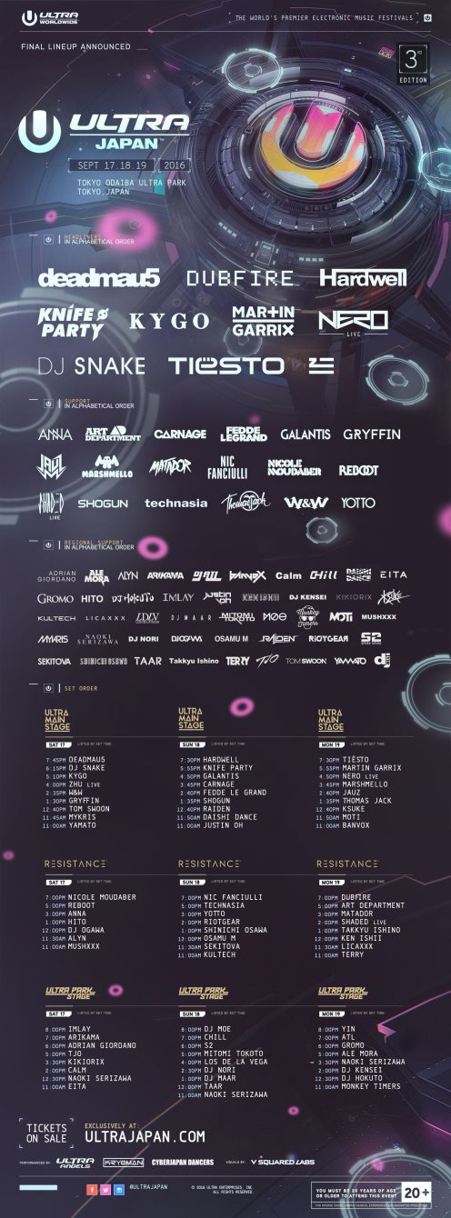 Ultra Japan Upcoming Events Tickets News