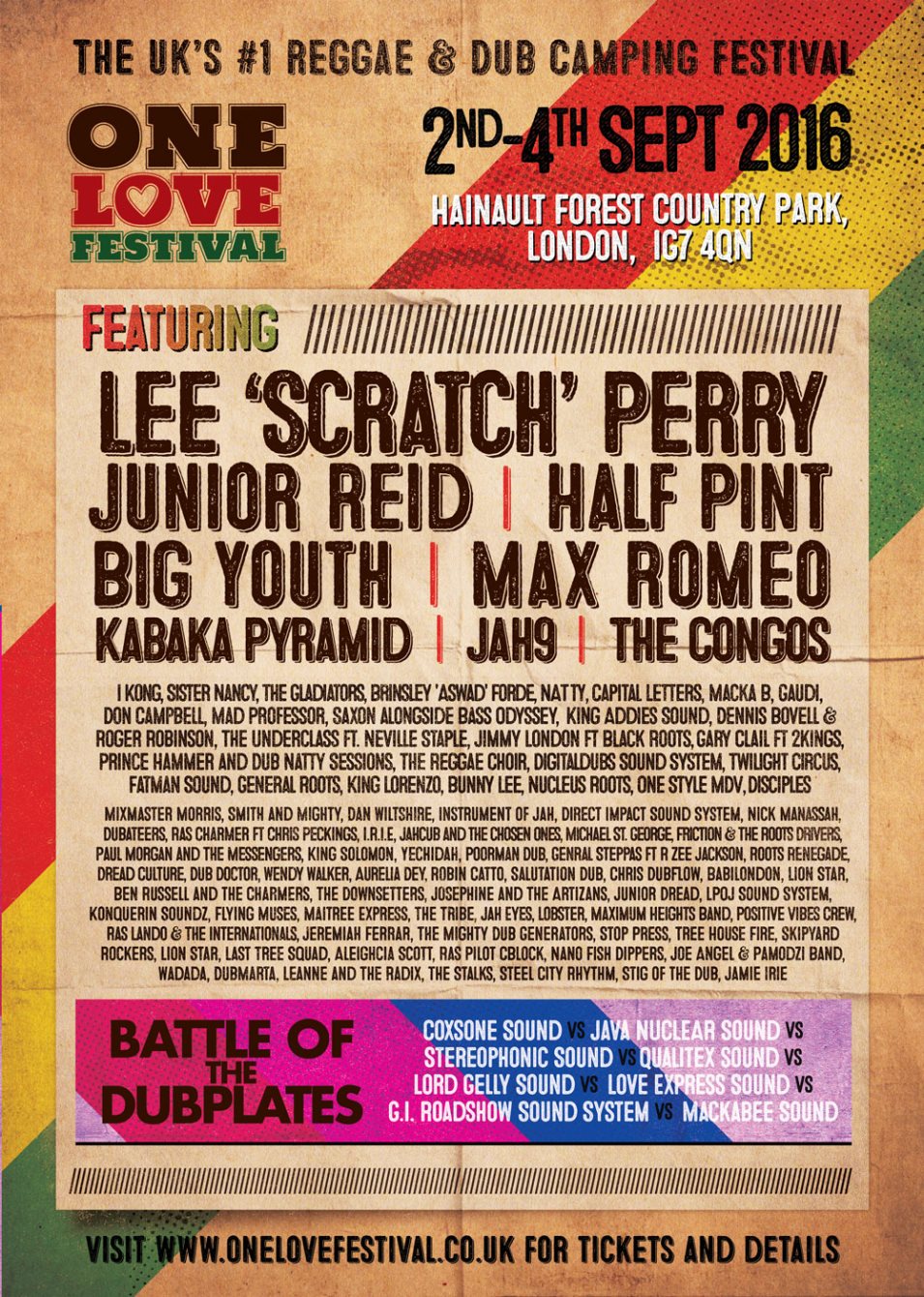 One Love Festival at Hainault Forest Country Park, London