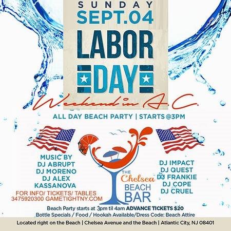 Labor Day Weekend Events at the Jersey Shore