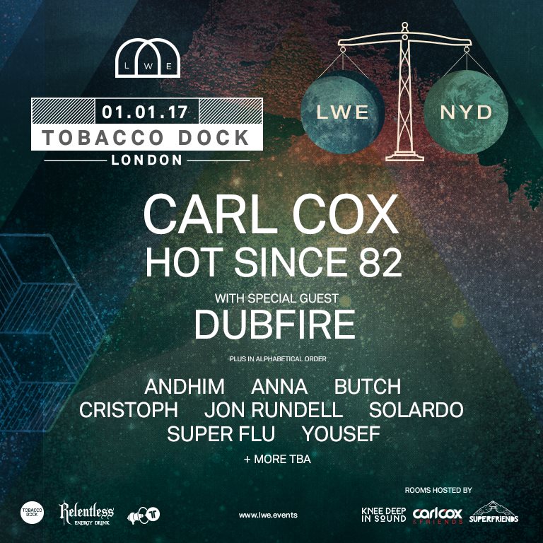 tobacco dock nyd LWE NYD 2017 at Tobacco Dock, London