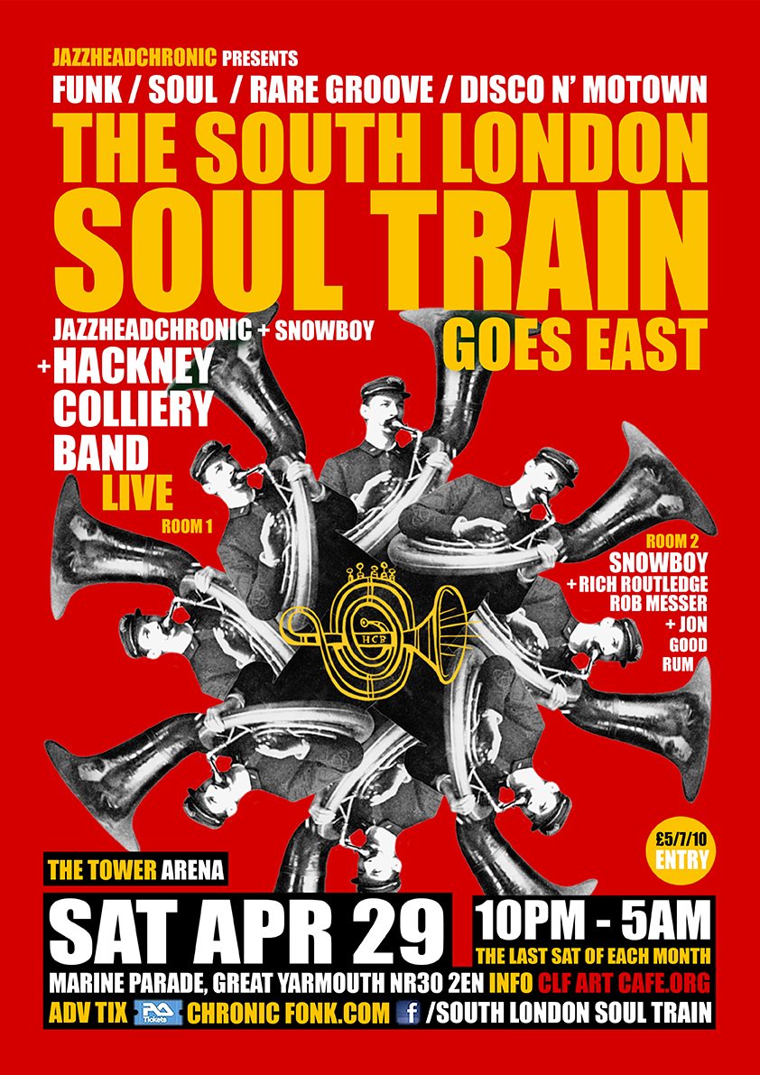 The South London Soul Train Goes East with JHC, Hackney Colliery Band