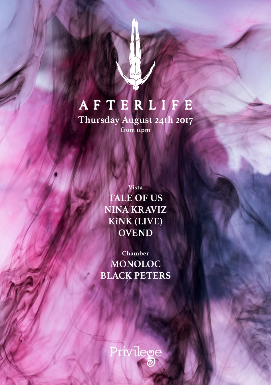 Afterlife - Privilege - Info, DJ listings and tickets