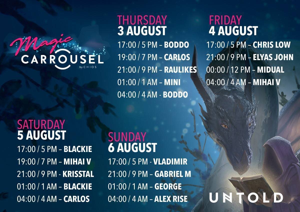 Untold Festival 2017 / Magic Carrousel at TBA - Romania, Bucharest