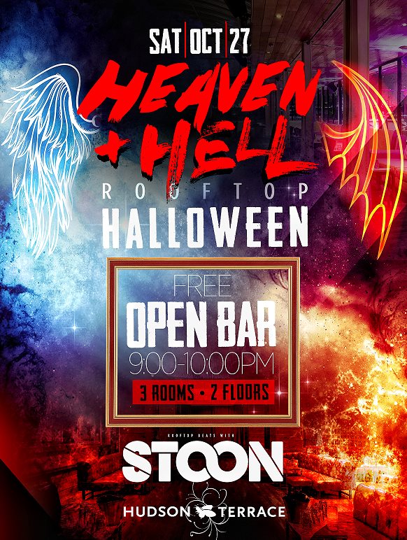 heaven and hell party decorations