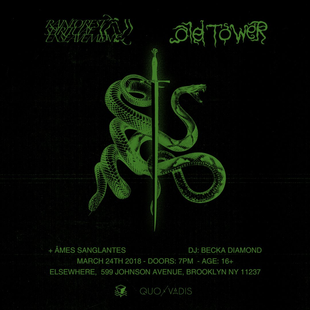 Rainforest Spiritual Enslavement, Old Tower [USA Debut], Ames
