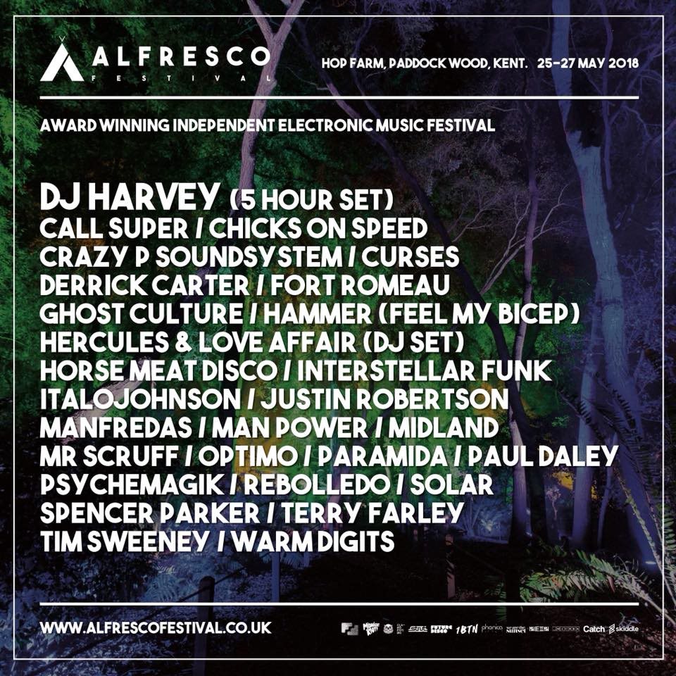 Alfresco Festival 2018 at Hop Farm, London