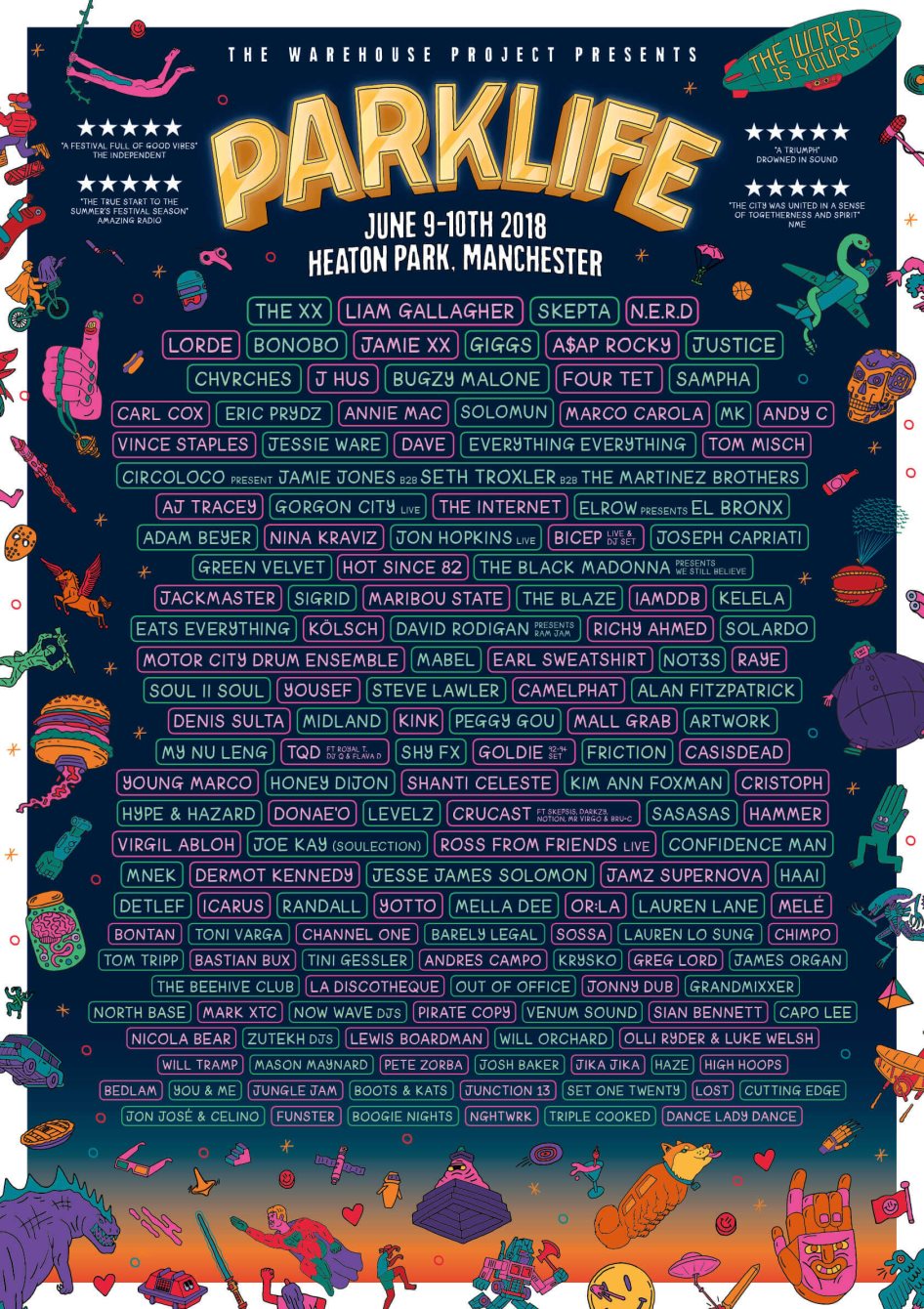 Parklife 2018 at Heaton Park, Manchester