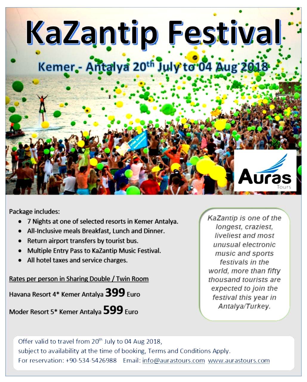 Kazantip Festival At Tba Antalya Turkey