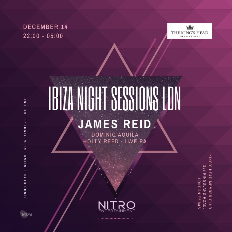 Ibiza Night Sessions v Kings Head Christmas Party at King's Head Members  Club, London