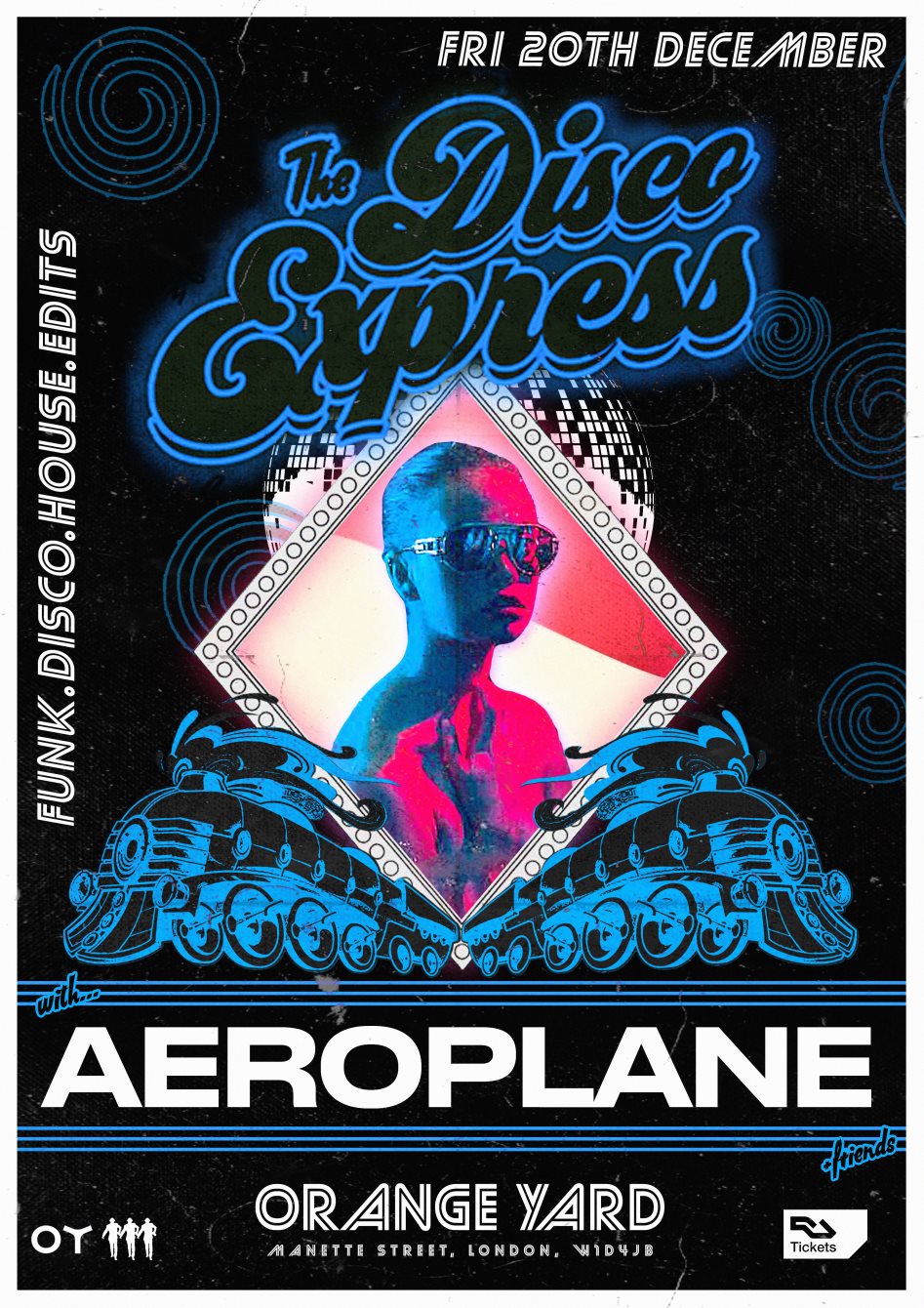 The Disco Express with Aeroplane (Disco set) at Orange Yard, London