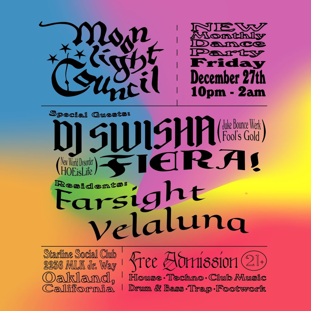 MLC #6 with DJ Swisha, Fiera!, Farsight & Velaluna at Starline Social Club,  San Francisco/Oakland