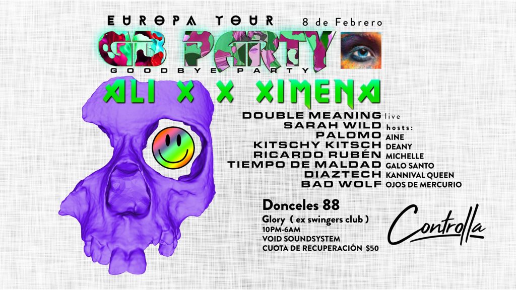 Ali x x Ximena - GB Party - Europa Tour at Glory Club Tabacalera, Mexico  City