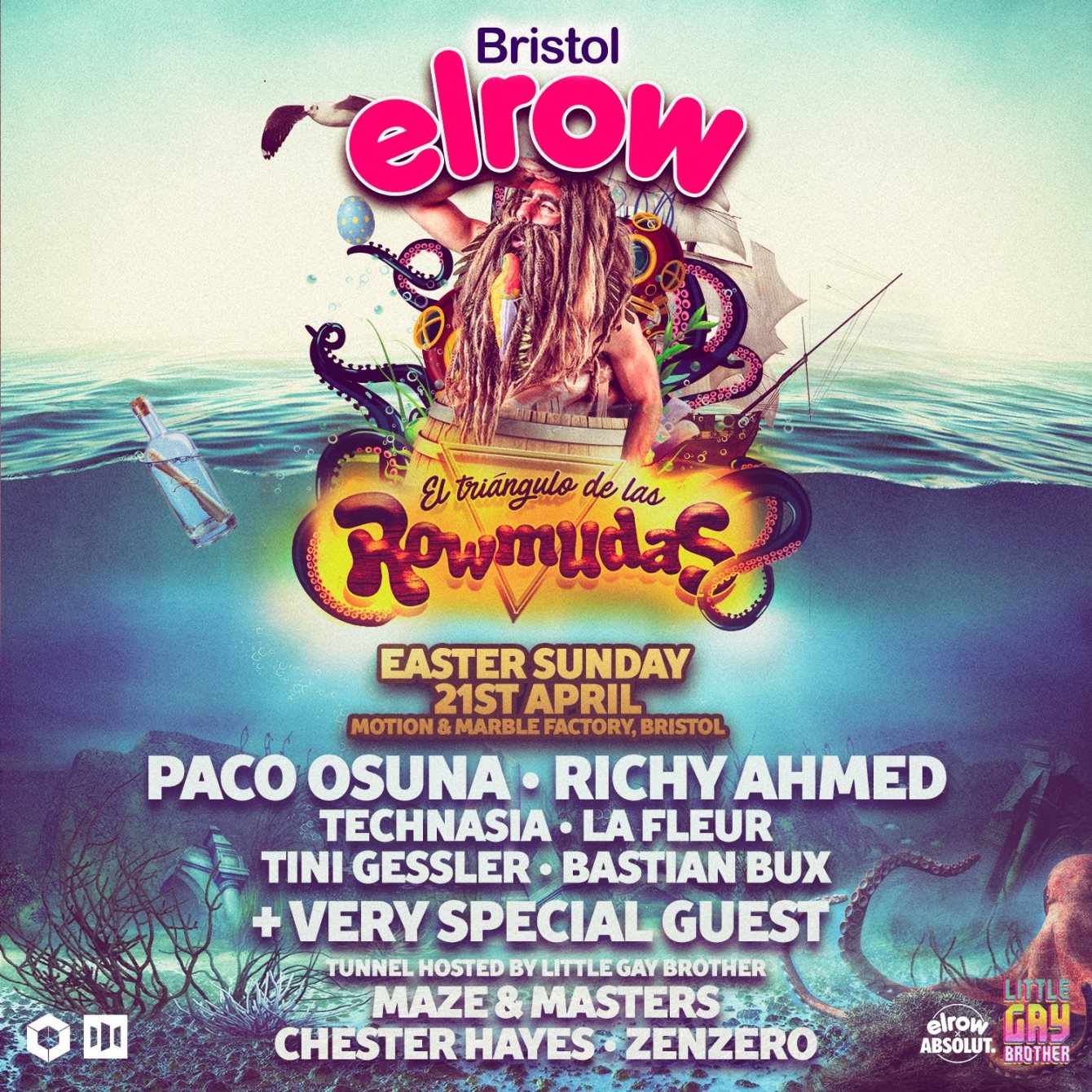 Elrow Bristol - The Rowmuda Triangle at Motion Bristol, Bristol