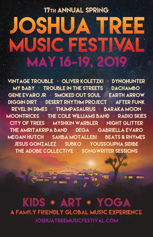 Joshua Tree Music Festival at Joshua Tree Lake RV Campground, California