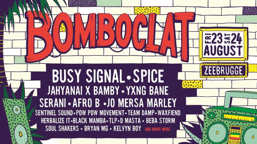 Bomboclat Festival 2019 at Zeebrugge Beach, Belgium