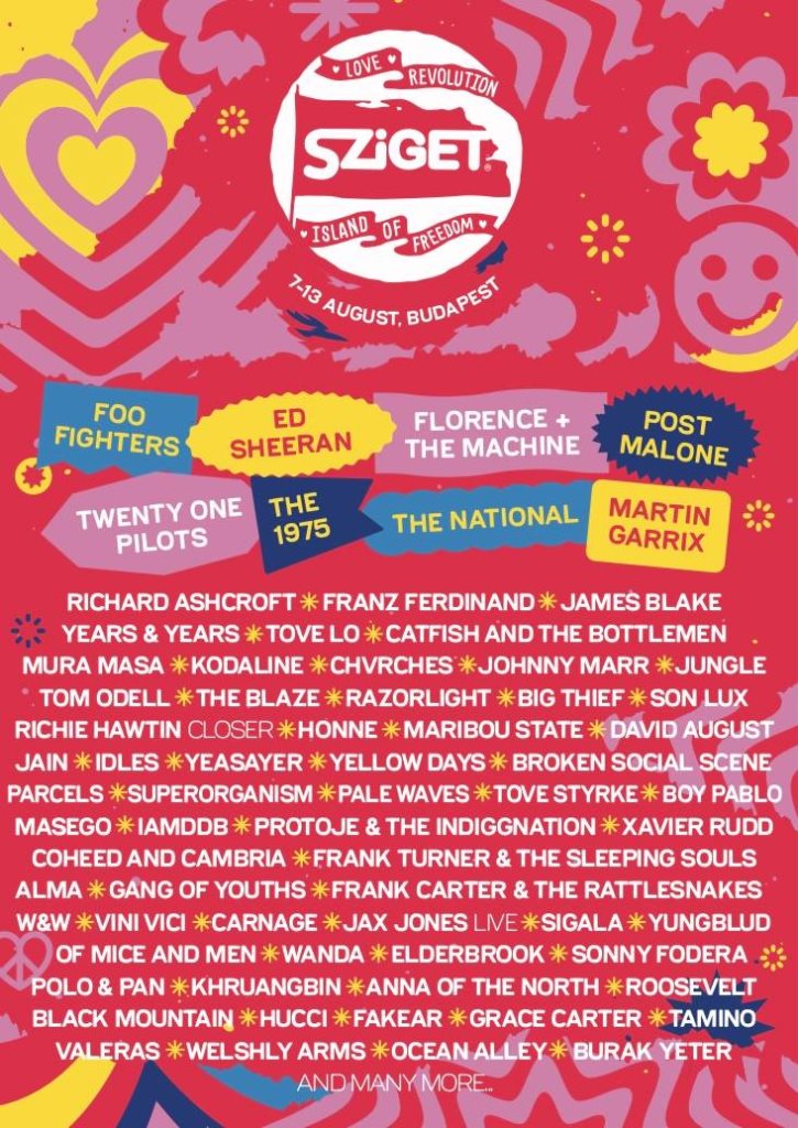 Sziget Festival 2019 At Isla De Obuda Budapest