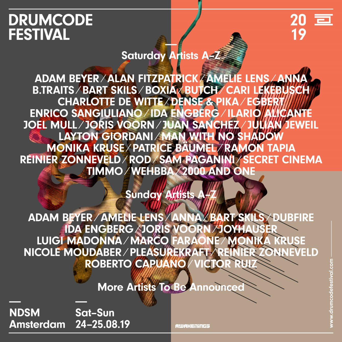 Drumcode Festival 2019 at NDSM Docklands, Amsterdam