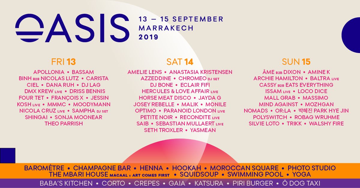 Oasis Festival 2019 at Fellah Hotel, Morocco