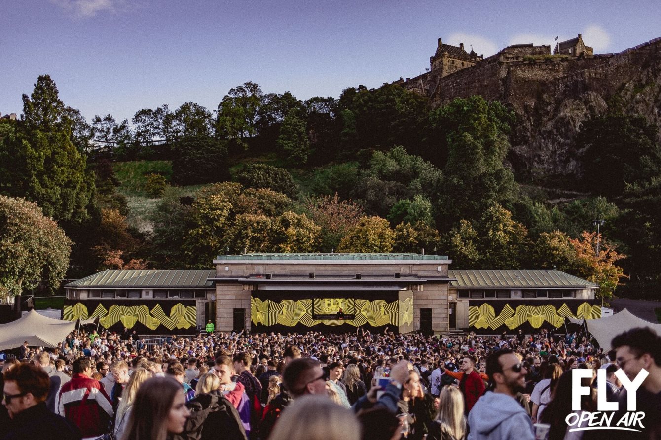 FLY Open Air Festival at Ross Band Stand, Princes Street Gardens, Edinburgh