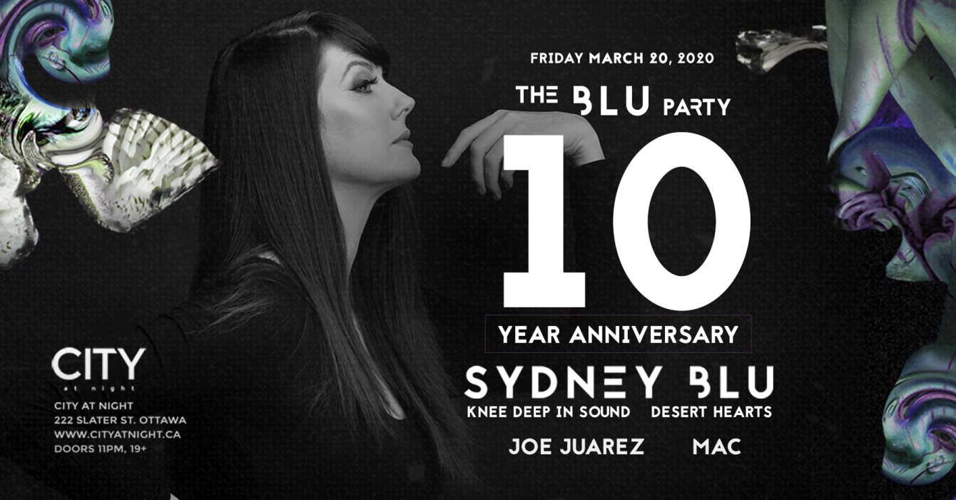 The BLU Party at City At Night, Ottawa