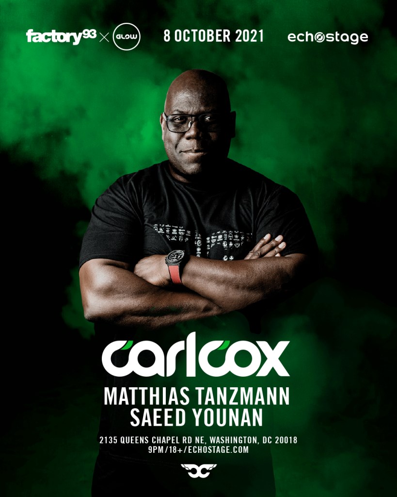 Carl Cox with Matthias Tanzmann & Saeed Younan at Echostage, Washington DC