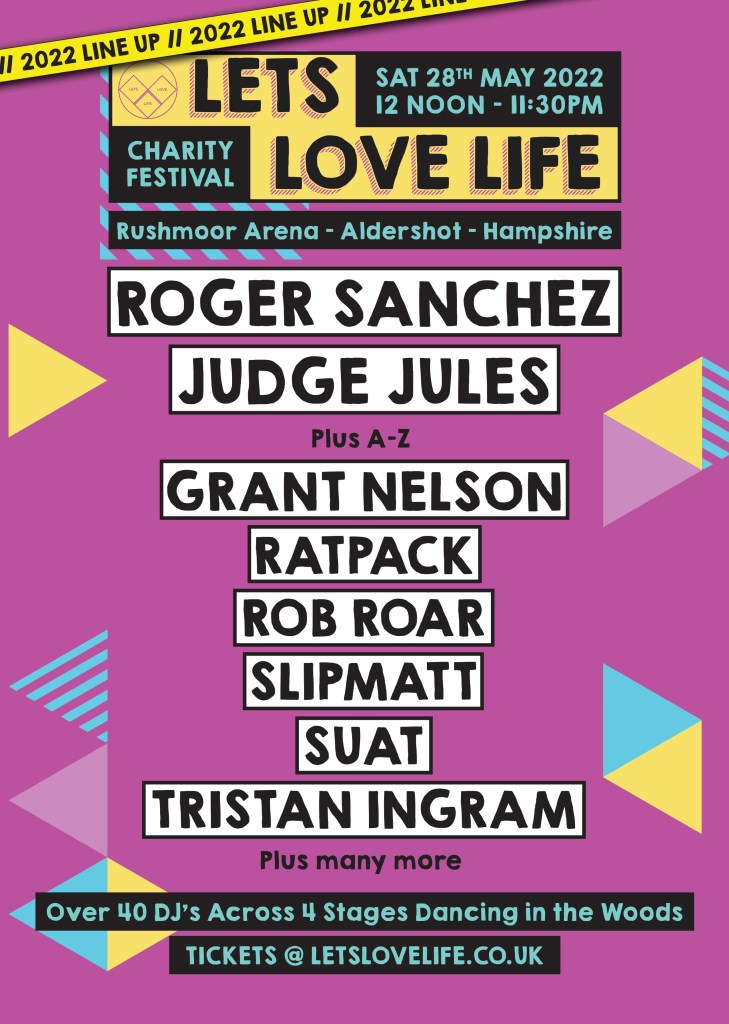 Lets Love Life 2022 at Rushmoor Arena Aldershot, South + East