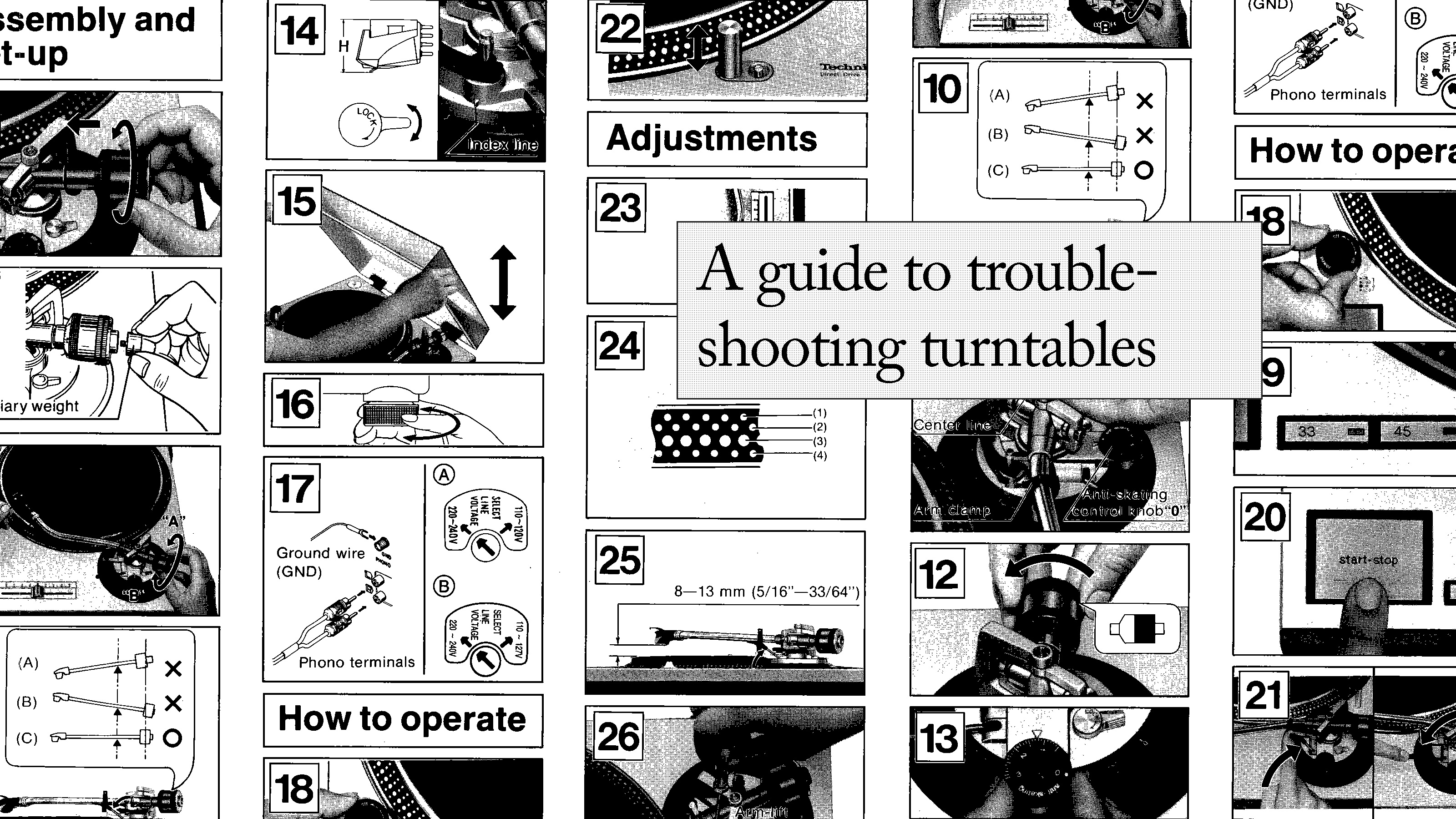 A guide to troubleshooting turntables 