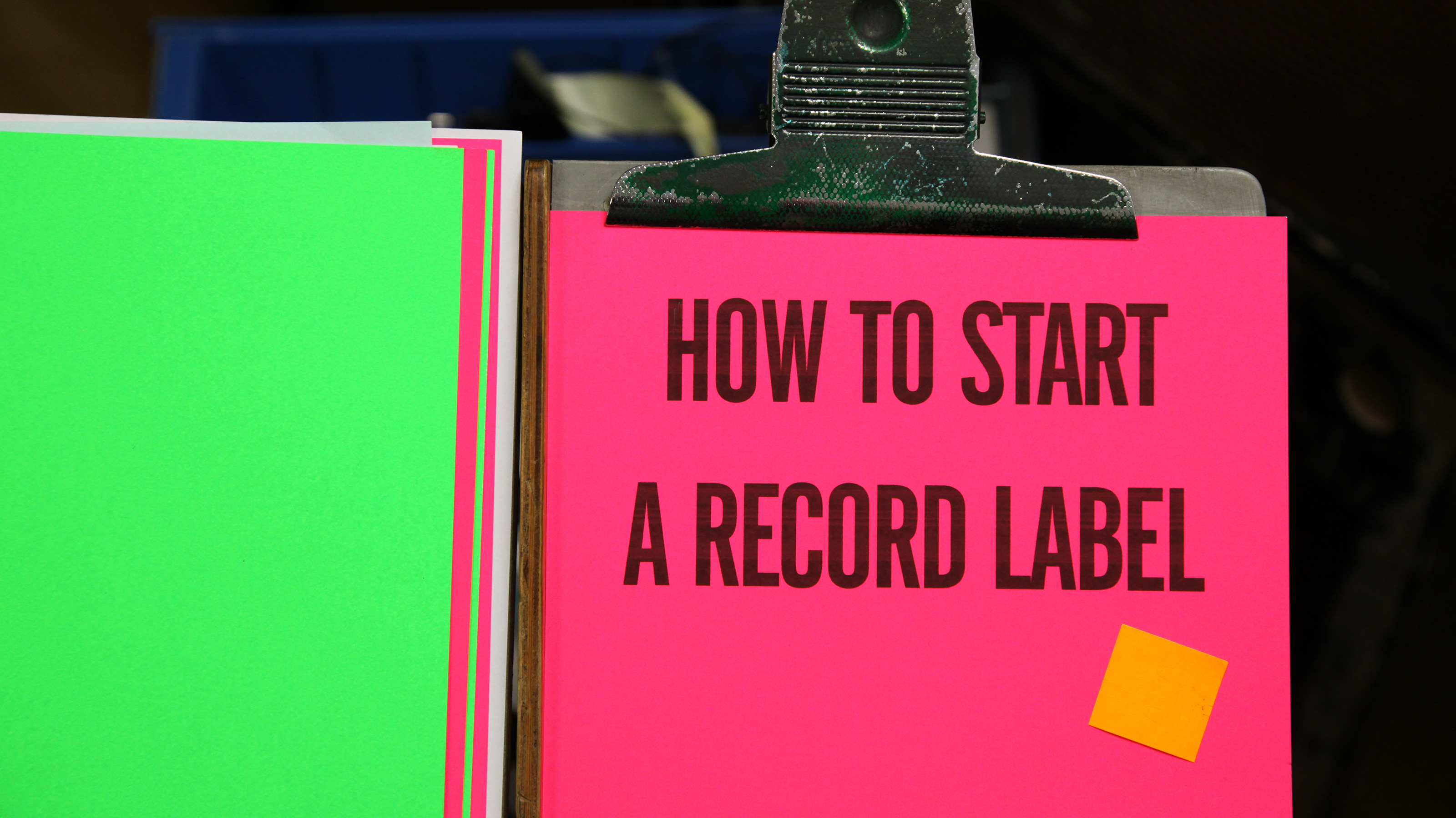 How To Start A Record Label 