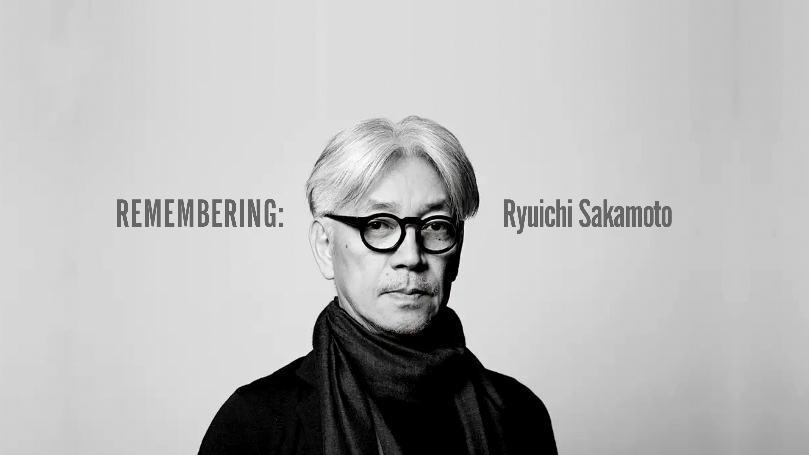 Ryuichi Sakamoto 