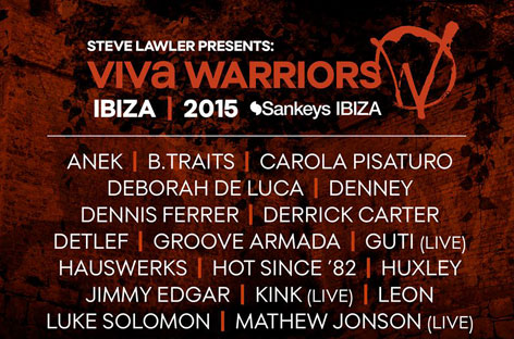 VIVa Warriors lines up Mathew Jonson, KiNK, Skream at Sankeys Ibiza ...