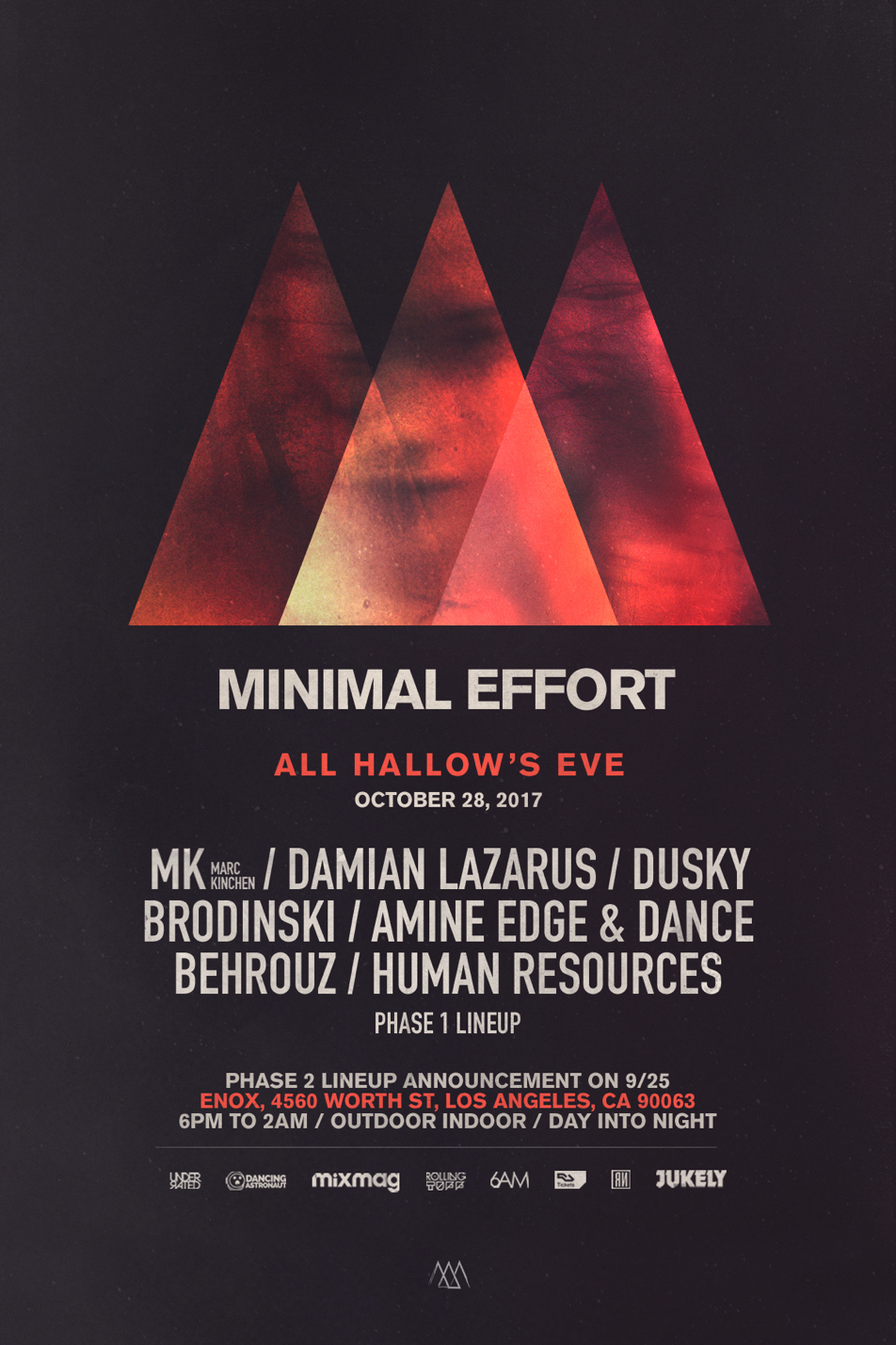 Minimal Effort announces LA Halloween party lineup · News RA